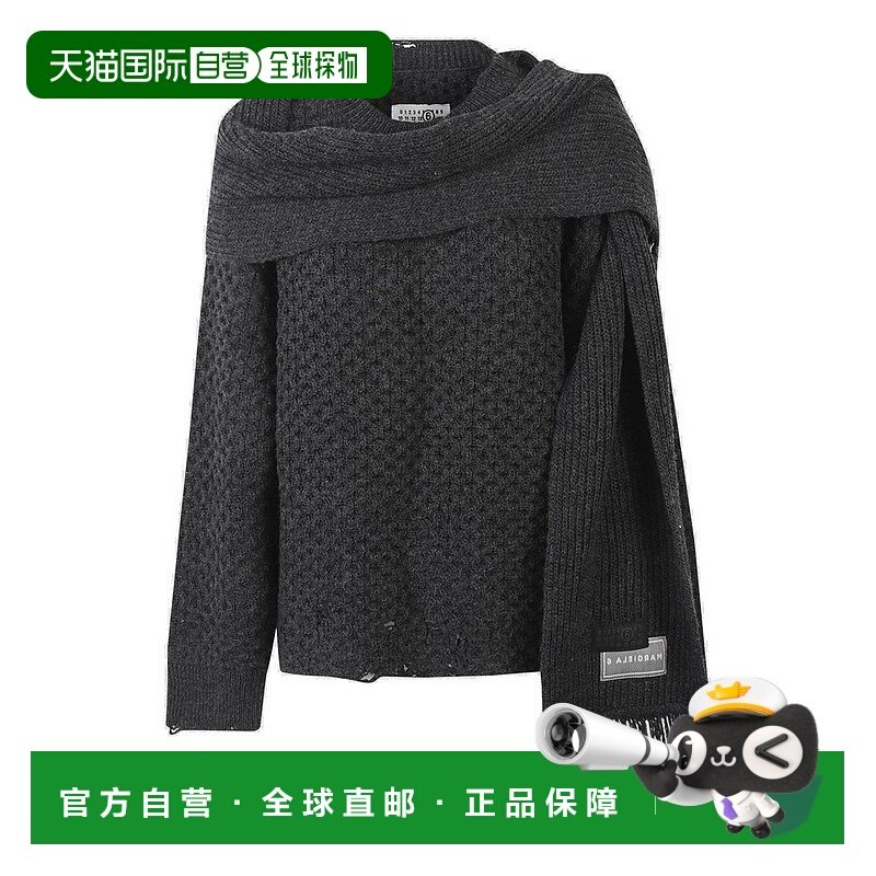 1h可退 香港直邮Mm6 Maison Margiela 马丁 马吉拉 MM6 女士 圍巾,女装/女士精品,毛针织衫,淘宝优惠券,粉丝福利购,淘宝优惠卷
