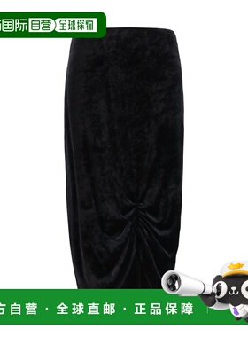 香港直邮valentino 华伦天奴 女士 天鹅绒半身裙 8B0RAEZ5A64