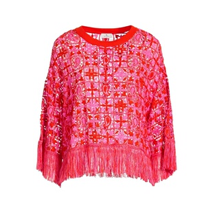 女士 艾特罗 香港直邮Etro red红色 舒适时尚 毛衣 1h可退