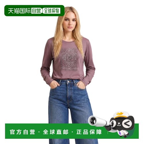 欧洲直邮LIU JO 女士T恤 TF6286JS003L9286 AW2026 巧克力色