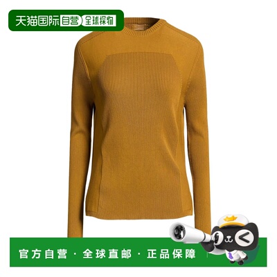 香港直邮rick owens 瑞克 欧文斯 女士 毛衣 yellow黄色 舒适时尚