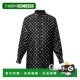 衬衫 自营欧洲直邮LV路易威登 Monogram女士黑色真丝老花图案长袖