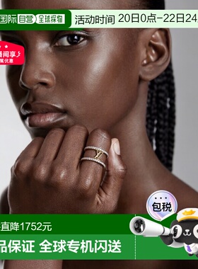 自营1h可退 欧洲直邮LV/路易威登 女士金色金属戒指新款