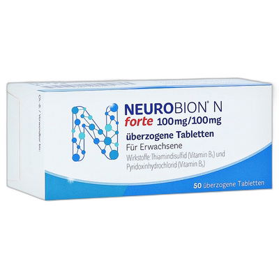 欧洲直邮德国药房Neurobion高剂量维生素B1B6片50粒vb1vb6护神经