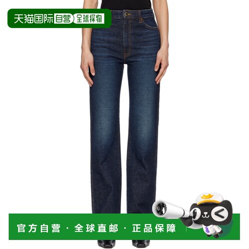 KHAITE 女士 海军蓝 Danielle Stretch 牛仔裤 10 【付后1h可退】