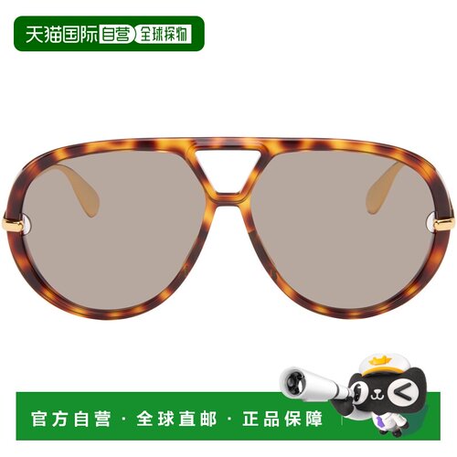 1h可退 香港直邮Bottega Veneta 葆蝶家 女士 棕色 & 金色 Classi