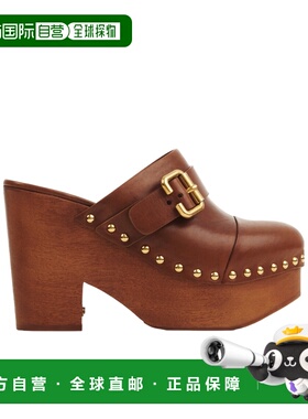 1h可退 香港直邮JEANNETTE坡跟穆勒鞋 Women crov