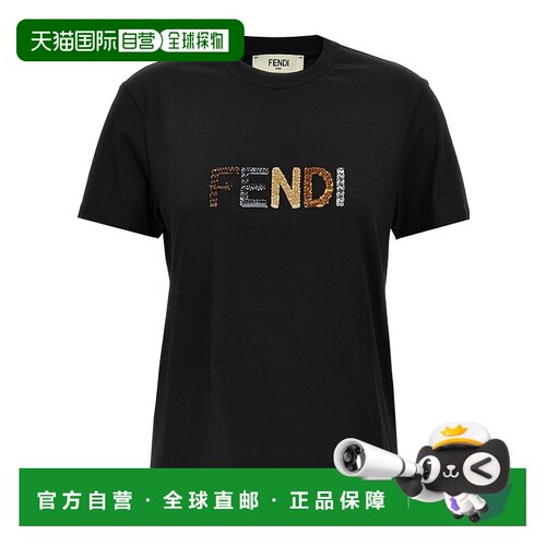 香港直邮Fendi 圆领T恤 FS7254AT2D