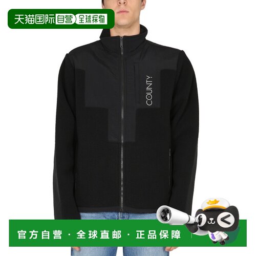香港直邮Marcelo Burlon 马克 布隆 男士 立领饰运动卫衣 CMEA170