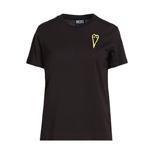 舒适时尚 香港直邮Diesel black黑色 T恤 迪赛 女士