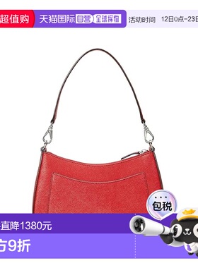 1h可退 香港直邮Lauren Ralph Lauren 女士 Danni 阴影皮革中号肩