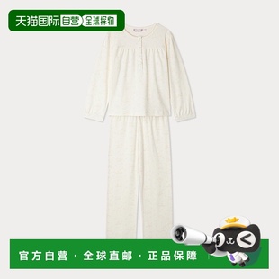 自营欧洲直邮Bonpoint小樱桃 Jucie有机棉两件套睡衣