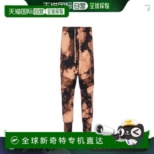 烧焦印花运动裤 香港直邮Balmain AH1OB215BC09