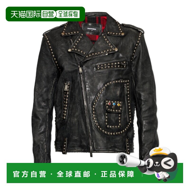 1h可退 香港直邮DSQUARED2 男士皮衣 S74AM1741D07056900 AW2026
