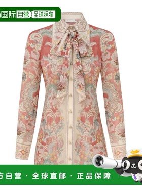 香港直邮Zimmermann 蝴蝶结衬衫 7254TC261