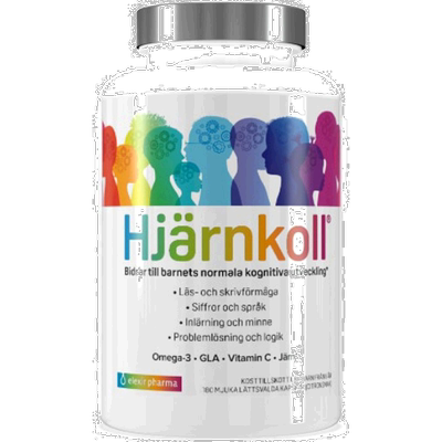 欧洲直邮北欧大药房Elexir Pharma深海鱼油180粒补脑增强青少年