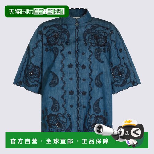 香港直邮ZIMMERMANN 女士衬衫 8360TSS261RWBLU A【付后1h可退】