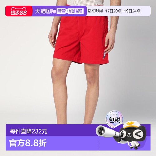 1h可退 香港直邮Polo Ralph Lauren Polo 拉夫 劳伦 男士 红色弹