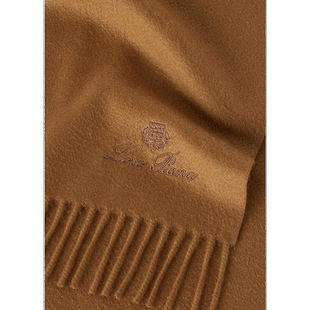 1h可退 香港直邮Loro Piana 羊绒流苏围巾 FAO3774时尚休闲 高级