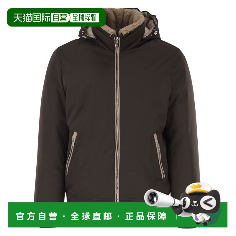 香港直邮Brunello Cucinelli 布内罗 古奇拉利 男士 羊毛领羽绒服