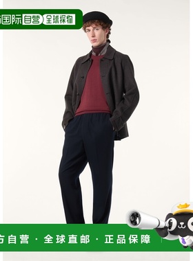 自营欧洲直邮Loro Piana 男士红色初剪羊毛毛衣