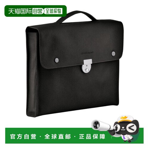 1h可退 香港直邮LONGCHAMP 男士手提包 L2154021047 SS2026 黑色