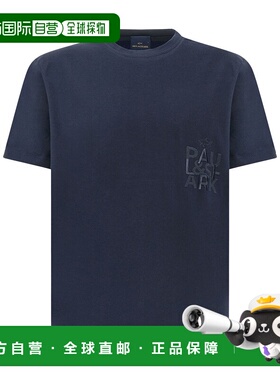 香港直邮Paul & Shark 保罗与鲨鱼 男士 BOLD 刺绣棉质针织T恤 26