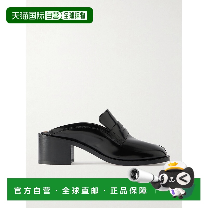 香港直邮Maison Margiela 马丁 马吉拉 女士 黑色皮质凉拖 S58WP0