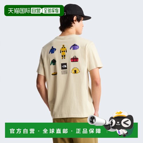 自营欧洲直邮The North Face北面 Icon Celebration男士标准印花T