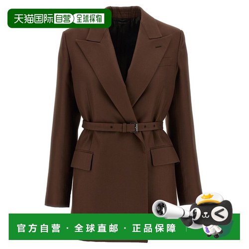 香港直邮Brioni 布里奥尼 女士 Prisca 雙排扣西裝外套 RGDX0MOD4