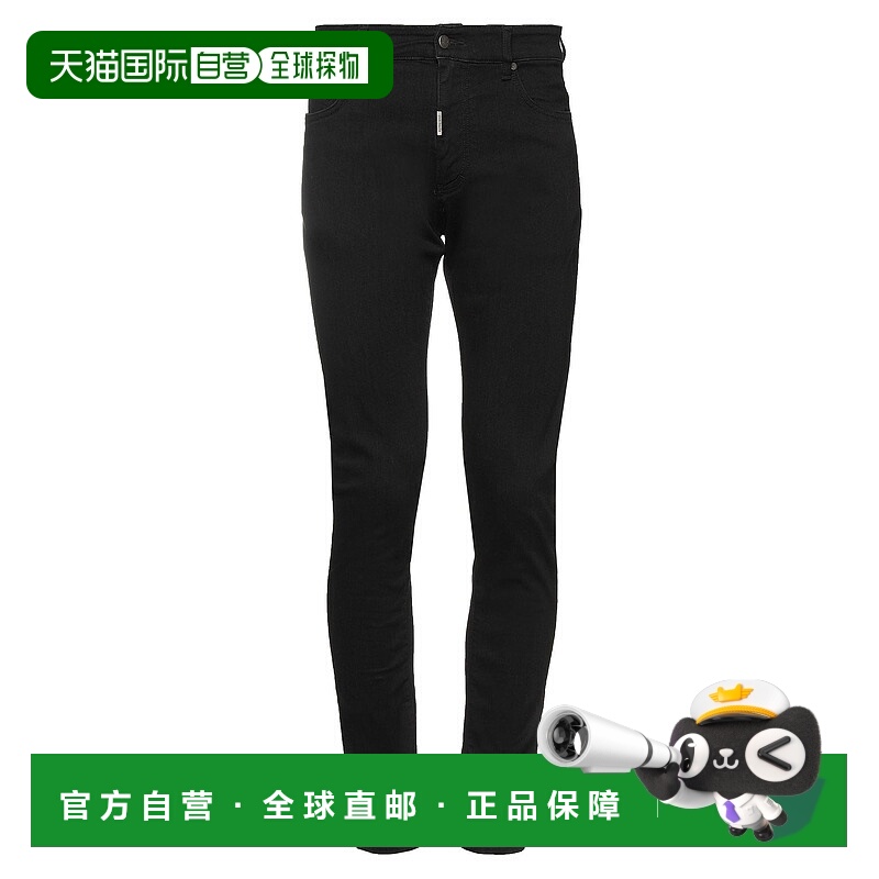 1h可退 香港直邮Represent 男士 牛仔长裤 black黑色 舒适时尚