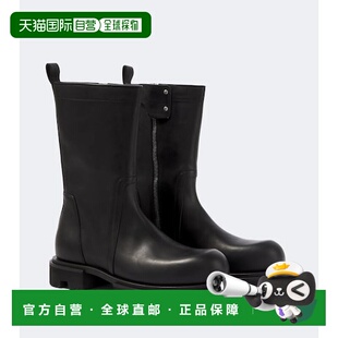 香港直邮rick owens 瑞克 欧文斯 男士 Creeper Gabe 皮质靴子