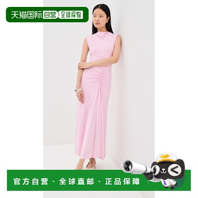 香港直邮Simkhai 女士 Acacia 垂褶针织长款连衣裙吊带长裙