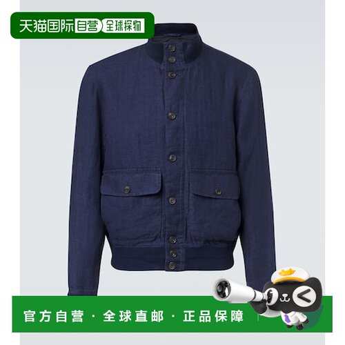 香港直邮Polo Ralph Lauren Polo 拉夫 劳伦 男士 亚麻夹克