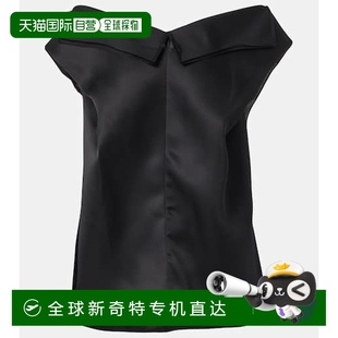 露肩真丝薄纱上衣 1h可退 Selly 香港直邮KHAITE black黑色 女士