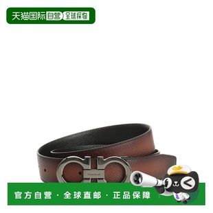 香港直邮Salvatore Ferragamo 菲拉格慕 男士 標誌細節可調式腰帶