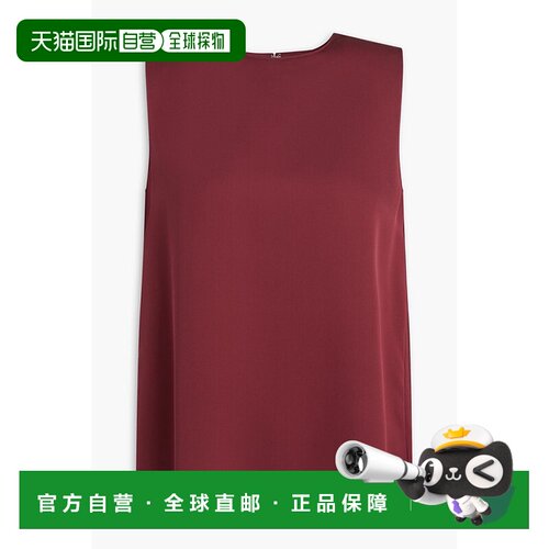 香港直邮THEORY 希尔瑞 女士 真丝卡迪上衣 M0102539OXBLOODRED