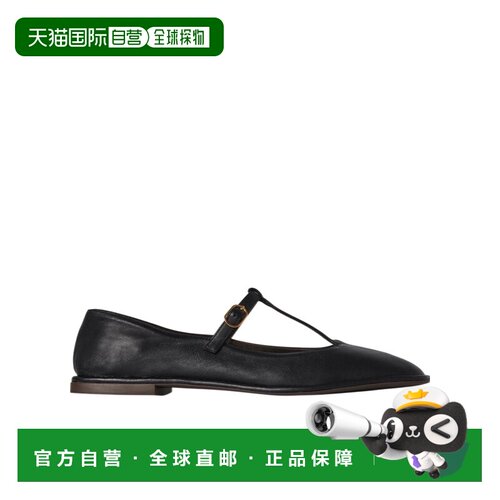 香港直邮The Row 方头 T 形带平底鞋 F1599SL3单鞋