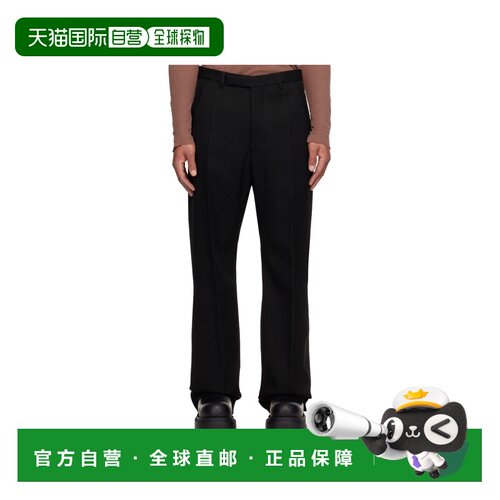 1h可退 香港直邮RICK OWENS 男士休闲裤 RR02E1352WD09 AW2025 黑