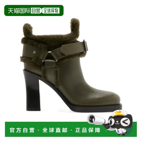 1h可退 香港直邮BURBERRY 女士高跟鞋 80949661 AW2024 黑色 Cosy