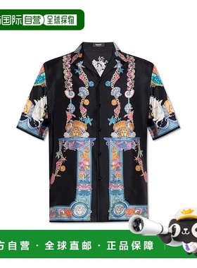 香港直邮Versace 范思哲 男士 短袖衬衫 10039261A14567男装