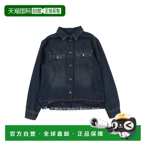 香港直邮Diesel 迪赛 女童 牛仔布衬衫童装 blue蓝色 舒适时尚