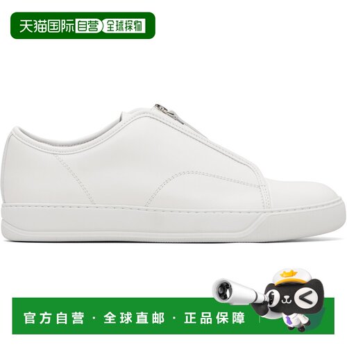 香港直邮Lanvin 朗雯 男士 白色 DBB1 Zip 运动鞋 FMSKDBB5ZPLEA2