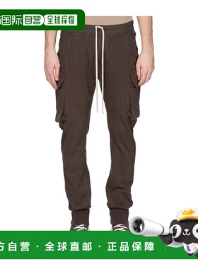 香港直邮Rick Owens Drkshdw 抽绳弹力腰运动裤 DU02E7386RIG卫裤