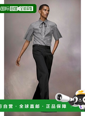 香港直邮Maison Margiela 短袖条纹衬衫 S50DR0007S78577