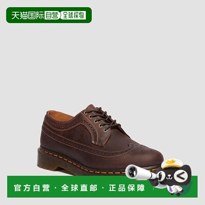 自营欧洲直邮DrMartens马丁大夫 3989女士Crazy Horse皮革雕花牛