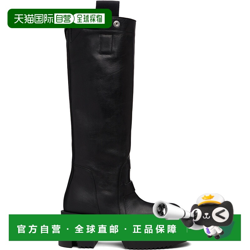 香港直邮Rick Owens 圆头高筒靴 RU02E1834LOO