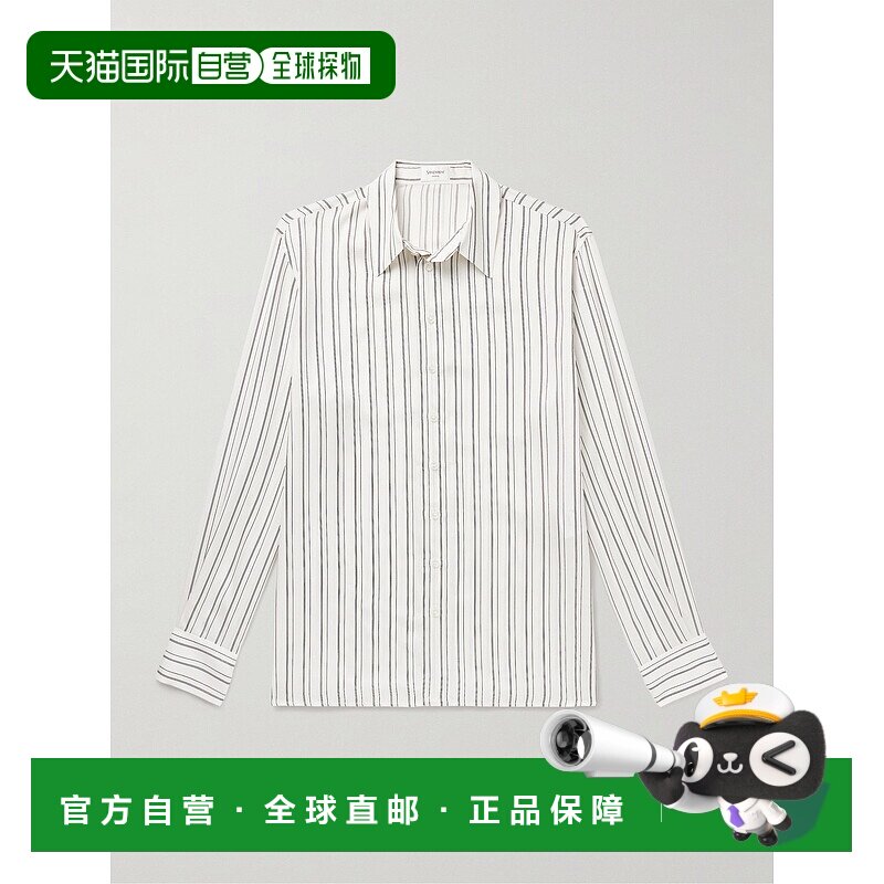 香港直邮Saint Laurent 圣罗兰 男士 条纹衬衫 813932Y1F03