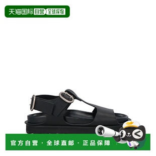 吉尔 桑达 女士 1h可退 black黑色 Sander 凉鞋 舒适 香港直邮Jil