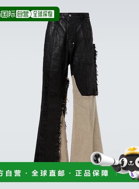 香港直邮Rick Owens Lilies 瑞克 欧文斯 男士 Joris 涂层磨破阔